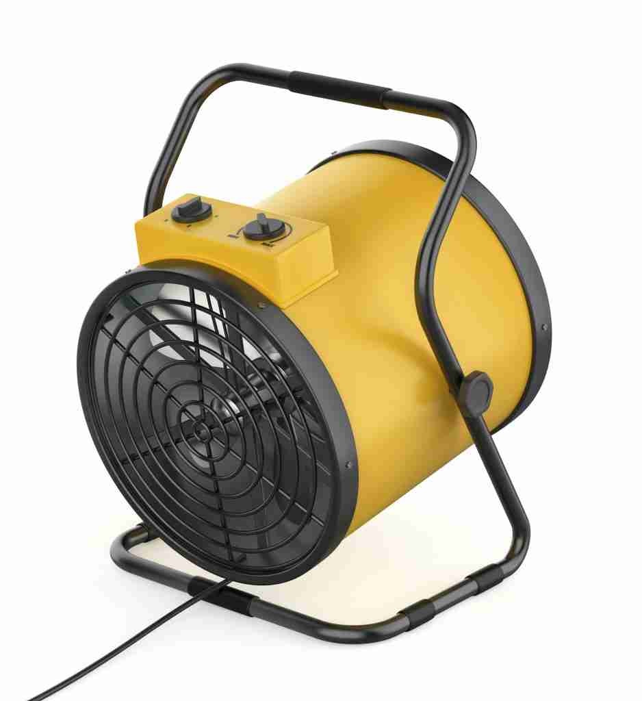 Industrial electric fan heater
