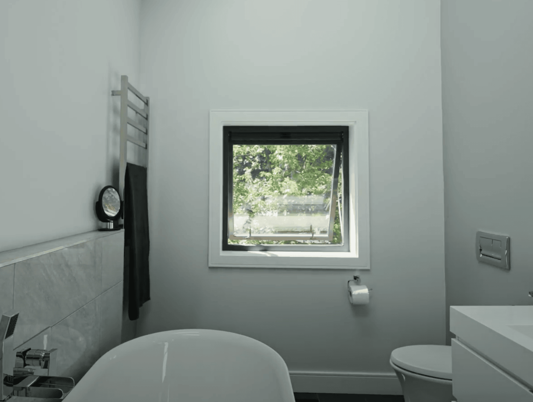Bathroom Window Open