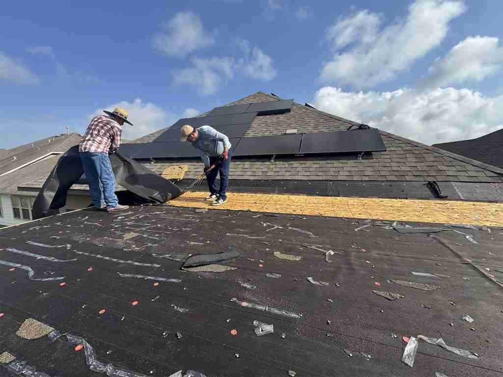 Roof Replacement Down to Decking