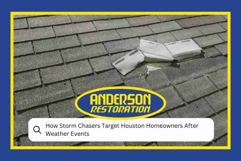How Storm Chasers Target Houston Homeowners After Weather Events